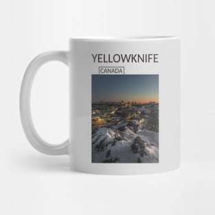 Yellowknife Northwest Territories Canada City Souvenir Gift for Canadian T-shirt Apparel Mug Notebook Tote Pillow Sticker Magnet Mug